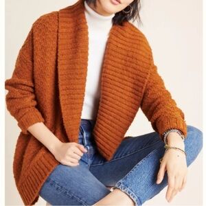 Anthropologie Denise Textured Open Cardigan Size XS